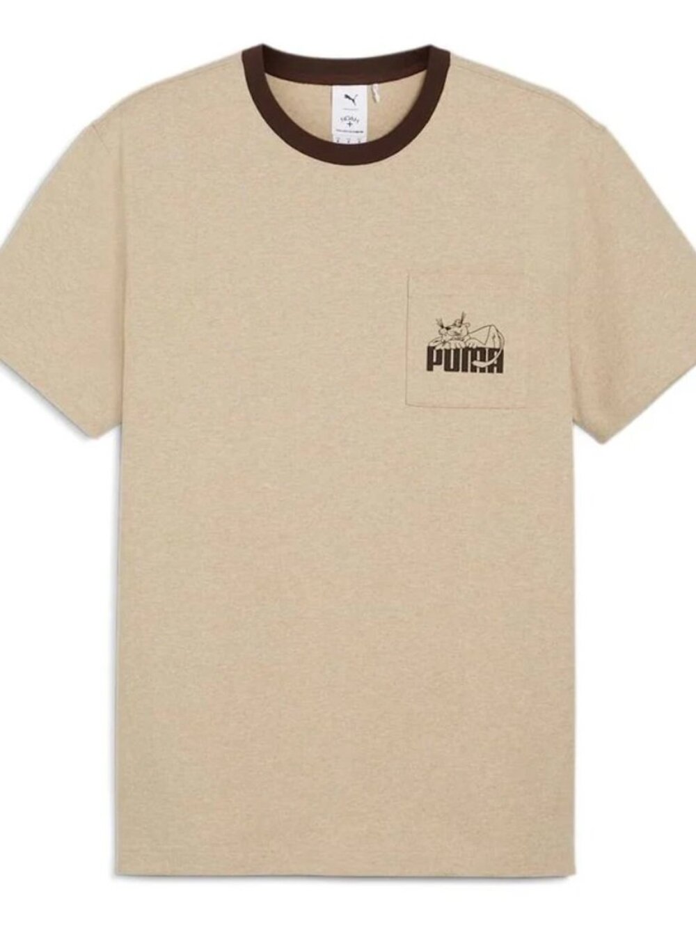 NOAHxPuma Tan Graphic Pocket T-Shirt